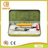 School Metal Box With Compass, Ruler Set, Pencil, Pencil Sharpener in Math Geometry Set thumbnail-1