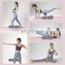 Yoga Gym Fitness Elastic Resistance Tube Chest Expander 8 Shaped Figure 8 Resistance Band thumbnail-5