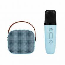 OEM Factory Mini Bluetooth Speaker With Microphone Wireless Portable Dual Audio For Home Karaoke Singing thumbnail-1
