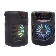 HF 326 3 Inch Mini BT Wireless Speaker With LED Light Portable RGB Speakers thumbnail-5