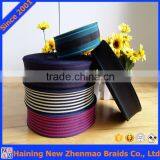 Fashion Colored Stripe Woven Elastic for Garments Accessories
