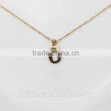 2015 Hot Sale Cross Jewelry Brass Chain Gold Plated Statement Pendant Necklace thumbnail-2