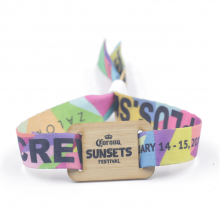 Custom Wooden NFC RFID Wristband Eco-friendly 13.56MHz thumbnail-1