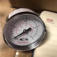 18-015-011, Norgren, Pressure Gauge, R1/8' Thread, 0-4 Bar thumbnail-1