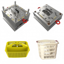 Китайский индивидуальный пластмассовый литьевой штамп для корзины для грязной белья в ванной комнате thumbnail-1