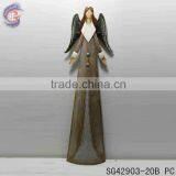 Large Angel Statues With Rusty Metal Guardian Angel Statue thumbnail-2
