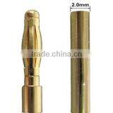 2mm 4 mm 8mm Gold Plated Banana Plug Connector thumbnail-3