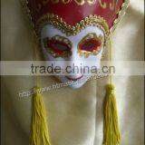 Upscale Plastic Venice Mask With Earrings Luxury Venetian Masks With Magnet for Party Carnival Decoration thumbnail-5