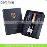 Nice Quality Wholesale cheap calssical wine box, cardbaord box for wine