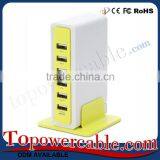 Multi 6 Ports Usb Connector Splitter Box Hub With Charging Port thumbnail-3