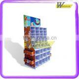 New Design Tableware Showing Cardboard Floor Display Shelf for Supermarket