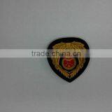 Factory Price Custom Gold Bullion Shoulder Embroidered Patch thumbnail-6