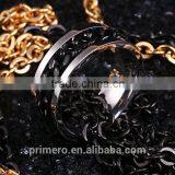 Fashion Spinner Silver Black Chain Ring For Men Stainless Steel Wedding Wholesale Cool Jewelry thumbnail-6
