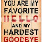 Vintage Wholesale Handmade Wood Signs