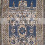 Muslim Cotton and Polyester Prayer Rug D-001 thumbnail-1