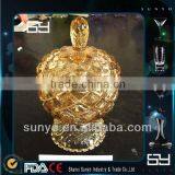 Unique Design Personalized Gold Colored Glass Storage Jar thumbnail-1