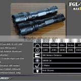 Rechargeable 18650 10W XML U2 LED Tactical Flashlights thumbnail-3