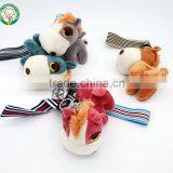 Cartoon Charater Plush Horse Keychains