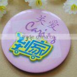 CMYK Printing Printed Tin Emblem With Pin thumbnail-1