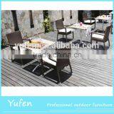 Latest Rattan Furniture Restaurant Tables and Chairs Prices