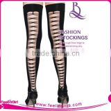 2015Newest Style Cotton Girl Sexy Long Stocking