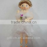 beautiful girl childrens toy hand painted wooden nutcraker