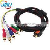 HDMI Male to 5 RCA RGB Audio Video AV Cable thumbnail-1