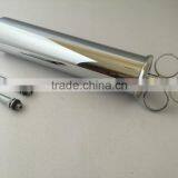 Ear Syringe With 2 Nozzels - 2 OZ - Brass With Chrome Finish - FREE POSTAGE