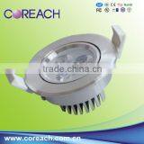 5W Aluminum+PC LED Ceiline Light Hotel Light 2.5inch