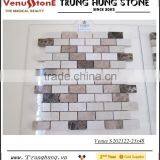 23*48 Mixed Colour Polished Marble Mosaic Tiles thumbnail-3