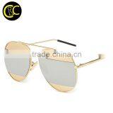 New Fashion Aviation Sunglasses Women Brand Designer Mirror Coating Vintage Copper Frame Ladies Sun Glasses for Women Men CC5063 Quality Choice thumbnail-3