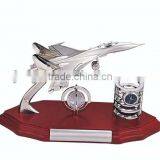High Quality Metal Airplane Model Pen Holder thumbnail-1