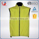 New Style China Cheap Warm Yellow Windproof Mens Winter Vest