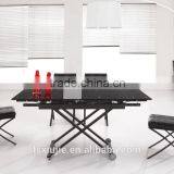 Z681 the Best Selling pu Crocodile Leather Nordic Metal Dining Chair thumbnail-4