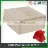 Supply By Fctory Cheap Unfinished Wooden Watch Box thumbnail-1