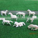 Model Figure, Model Animals, Scale Animals for HO Scale, Plastic Building Resin Farm Horse for 1/87 thumbnail-2