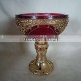 New Design Red and Gold Fragrance Burner---Empty Burner