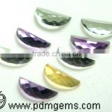 Multi Gemstones Watermelon Slice Cut Faceted Lot For Gold Necklace From Manufacturer