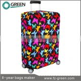 2015 Full printing waterproof luggage protective cover spandex