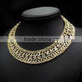 Fashion Crystal Choker Necklace For Women Gold Necklace Rhinestone Collar Jewelry New Design 2015 thumbnail-2