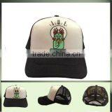 5 Panel Mesh Trucker Cap With Printed Wl-0087