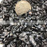 Snow Flake Obsidian Stone Gravels Obsidian Rough Chips thumbnail-3
