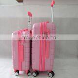 Frosted Curve-shape ABS+PC Fashion Trolley Luggage Set thumbnail-2