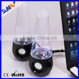 USB Color Changing LED Light Active Water Dancing Tower Subwoofer Bluetooth Mini Speaker