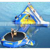 Cheap Clearance Water Trampoline Rental Inflatable Water Jump Trampoline With Slide