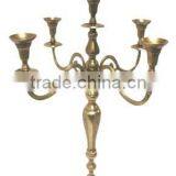 Crystal Candelabra, Candelabra 5 Arms, Silver Candelabra Centerpiece thumbnail-3