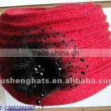 2012 fashion red knitted winter hat.winter hat,knitted hat