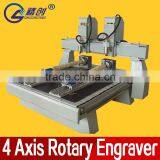 4 Axis CNC Router Rotary Engraving for Wood / Stone