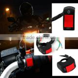 New motorcycle fog light switch 7/8" handlebar ON/OFF button bullet connector 12v DC electrical system Hot Selling
