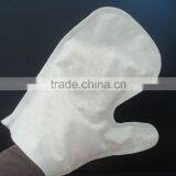 White Nonwoven Cloth Duster Cleaning Mitt Glove thumbnail-1